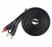 TY-1363 3.5mm Male to 2x RCA Male audio cable