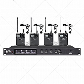 DT3004BL wireless lavalier microphone 4CH